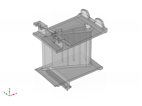 Thermal Stress Analysis Of A Turbine Stator Blade