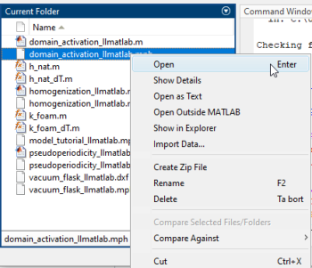 COMSOL 6.3 - Loading and Saving a Model