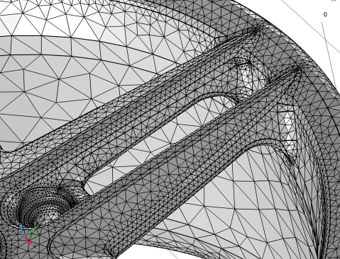 COMSOL 6.3 - Geometry Cleanup on a Wheel Rim Geometry