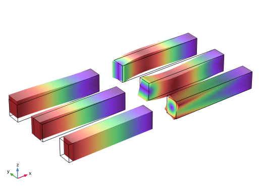 COMSOL 6.3 - Component Mode Synthesis Tutorial