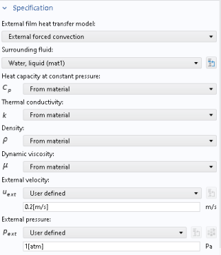 COMSOL 6.3 - Nonisothermal Pipe Flow